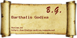 Barthalis Godiva névjegykártya